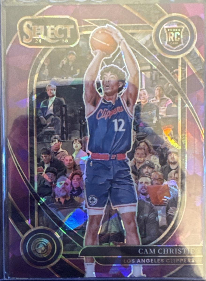 Cam Christie [Purple Cracked Ice Prizm] #294