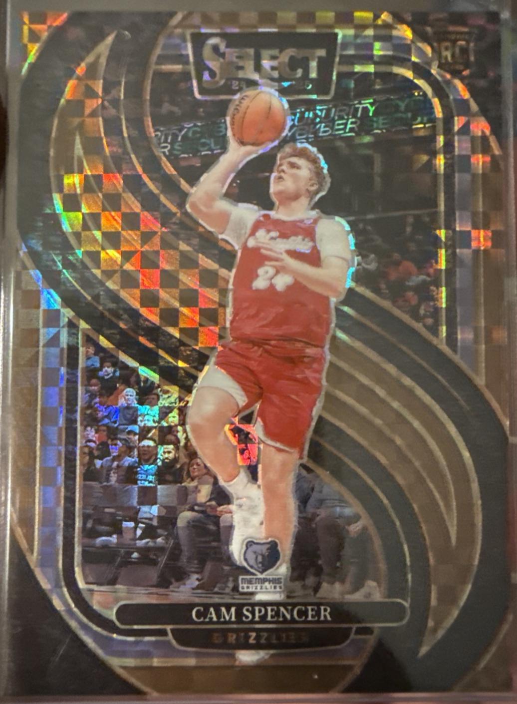 Cam Spencer [Bronze Checker Prizm] #189