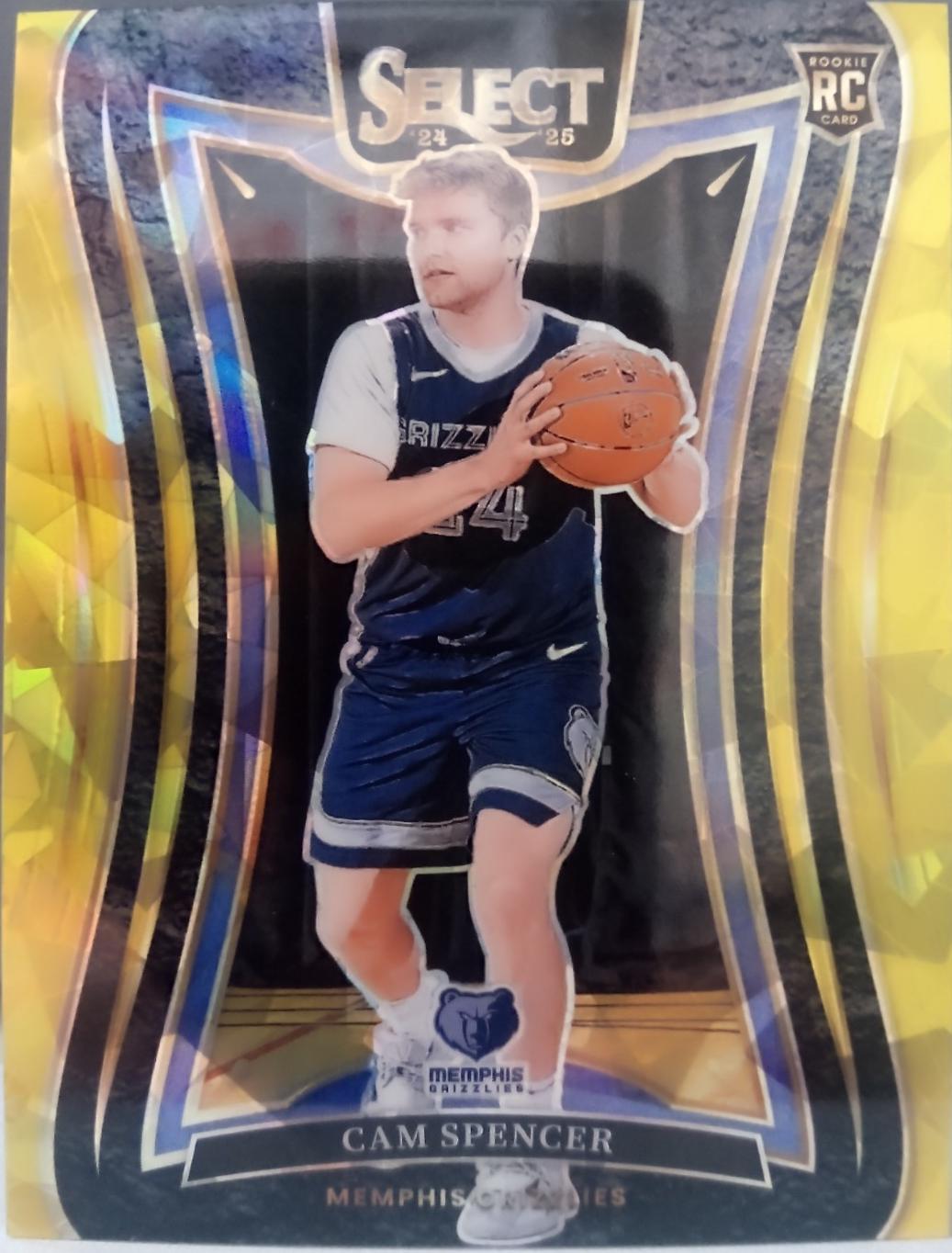 Cam Spencer [Gold Cracked Ice Prizm] #389