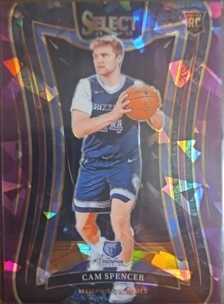 Cam Spencer [Purple Cracked Ice Prizm] #389