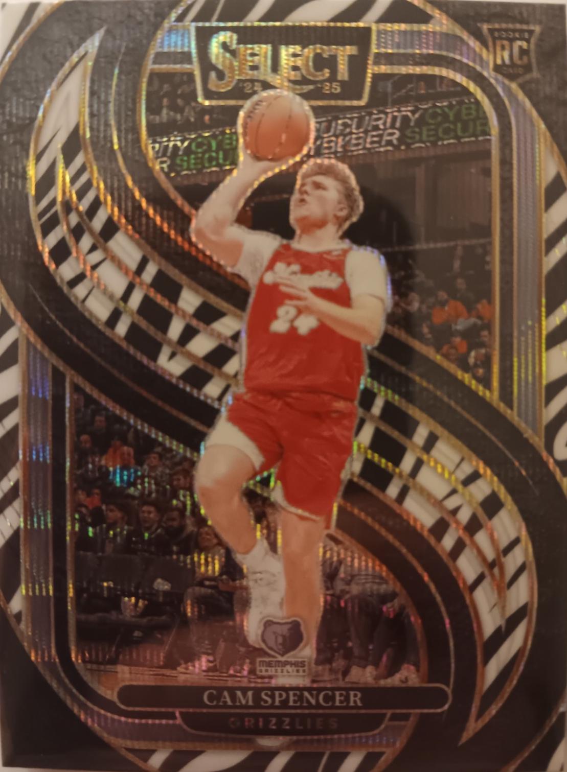 Cam Spencer [Zebra Prizm] #189