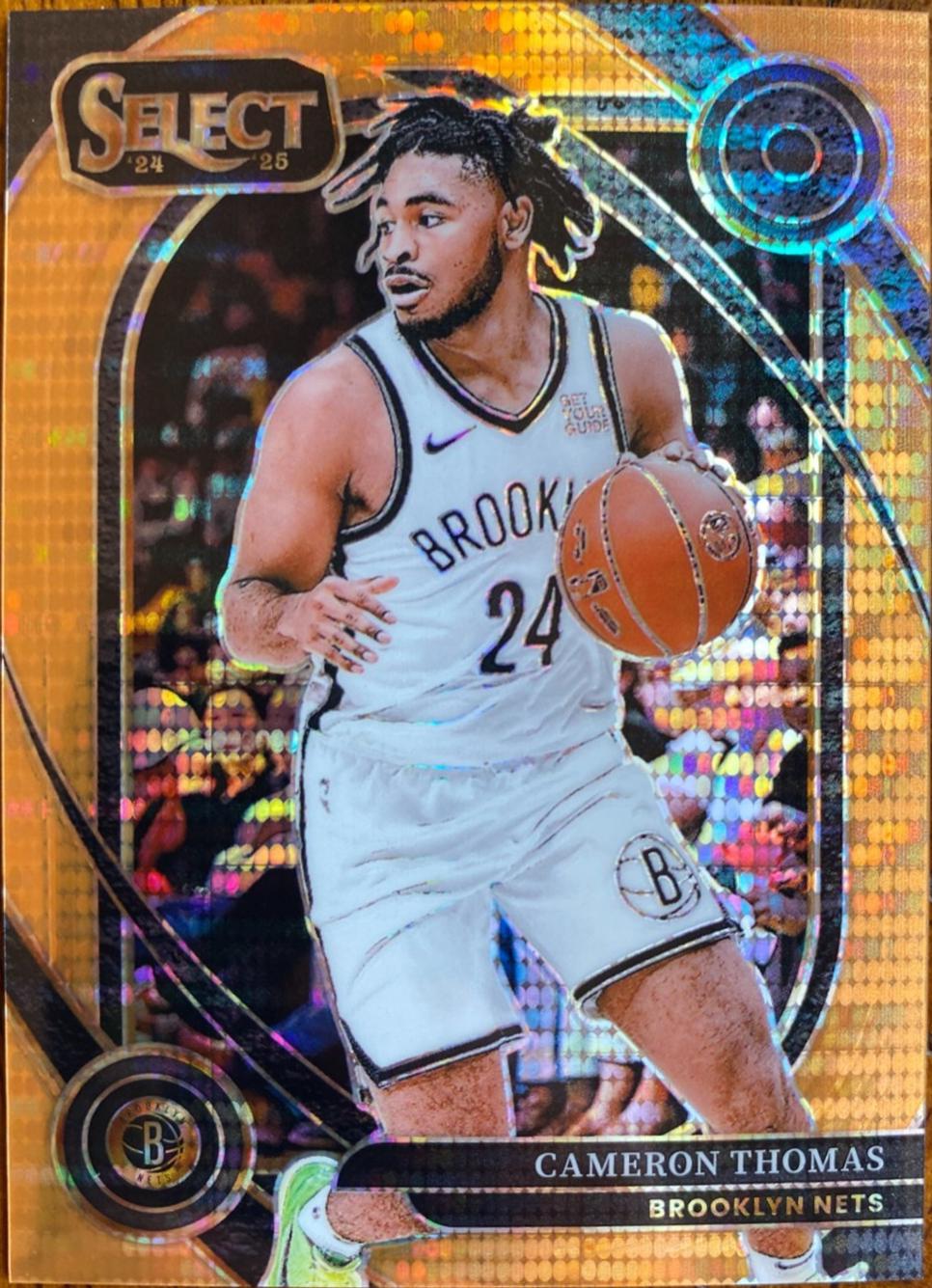 Cameron Thomas [Neon Orange Pulsar Prizm] #225