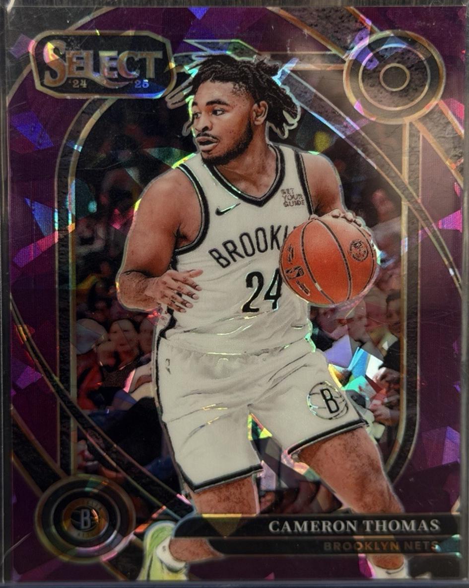 Cameron Thomas [Purple Cracked Ice Prizm] #225