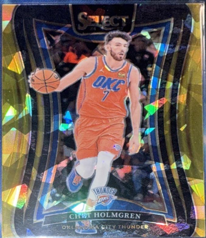 Chet Holmgren [Gold Cracked Ice Prizm] #322