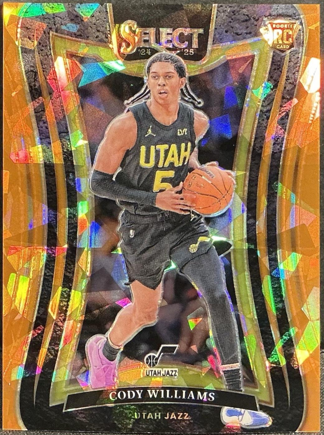 Cody Williams [Orange Cracked Ice Prizm] #394