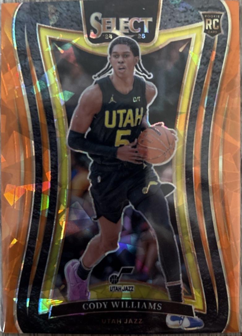 Cody Williams [Orange Cracked Ice Prizm] #71