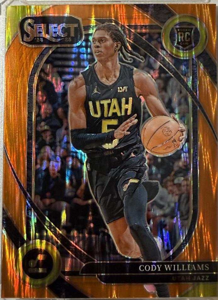Cody Williams [Orange Flash Prizm] #296
