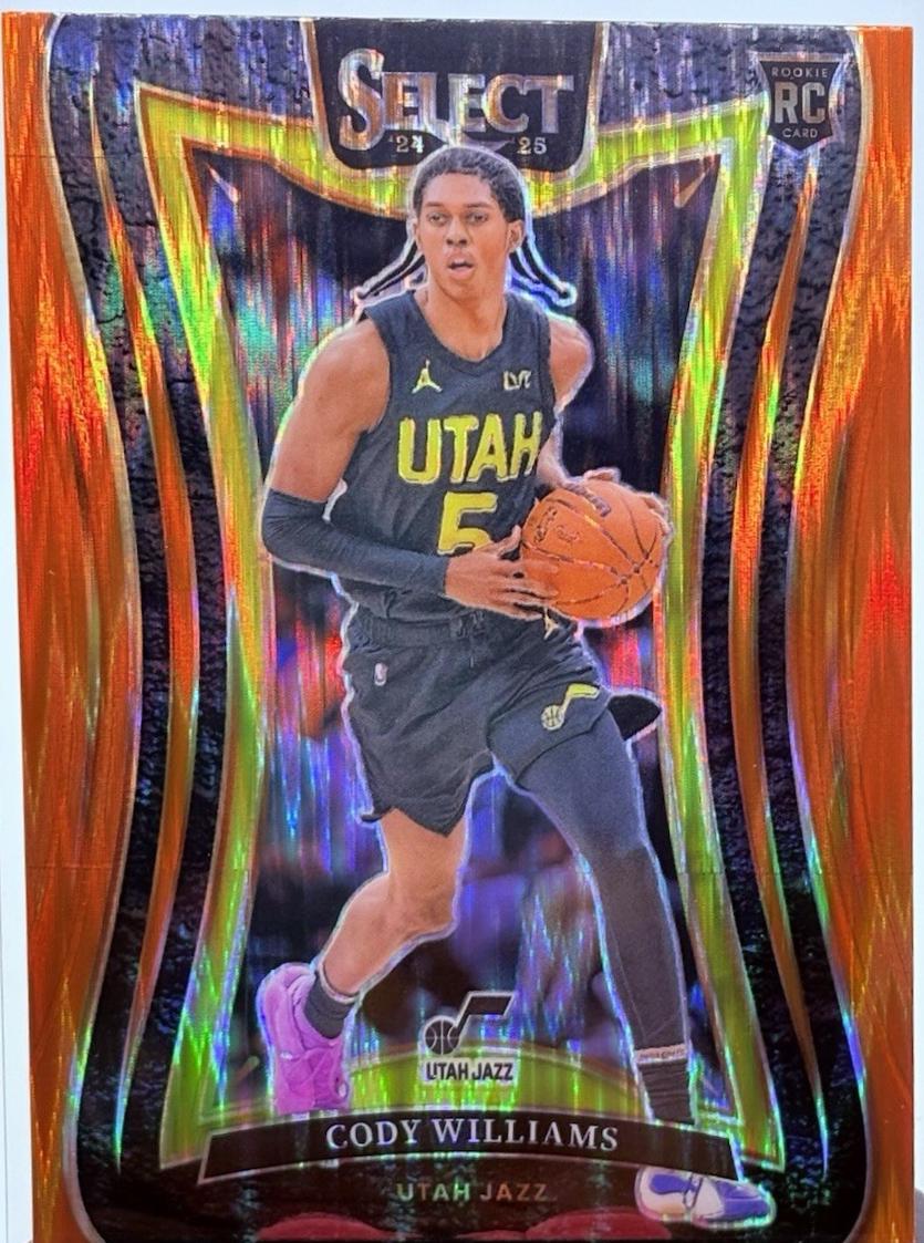 Cody Williams [Orange Flash Prizm] #394