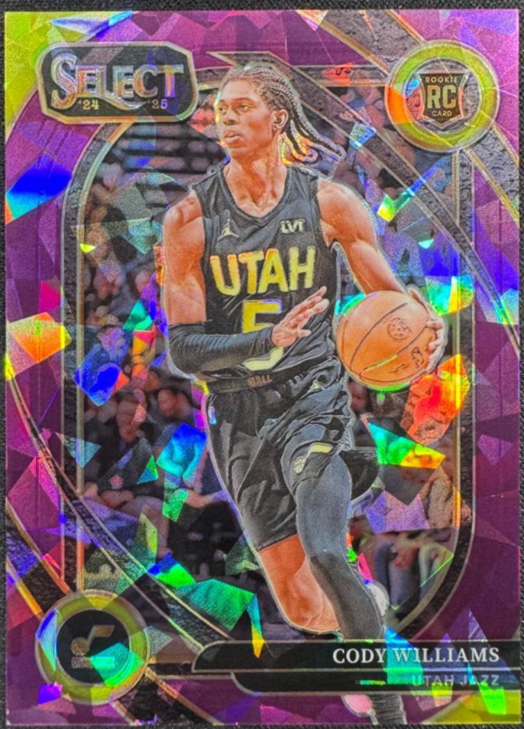 Cody Williams [Purple Cracked Ice Prizm] #296