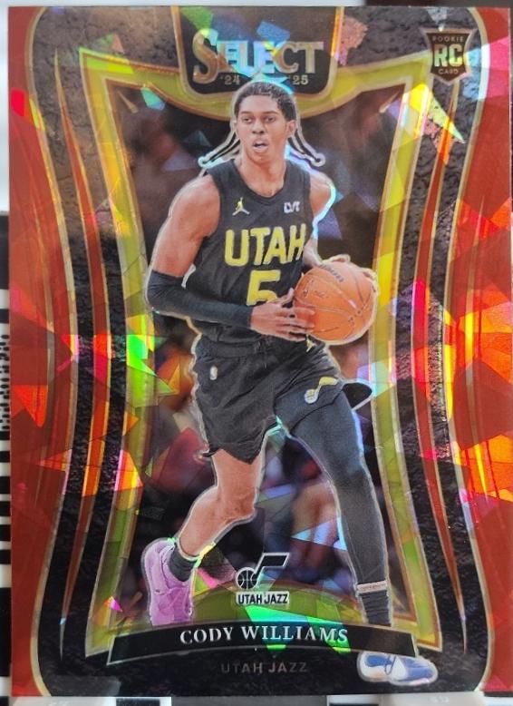 Cody Williams [Red Cracked Ice Prizm] #394