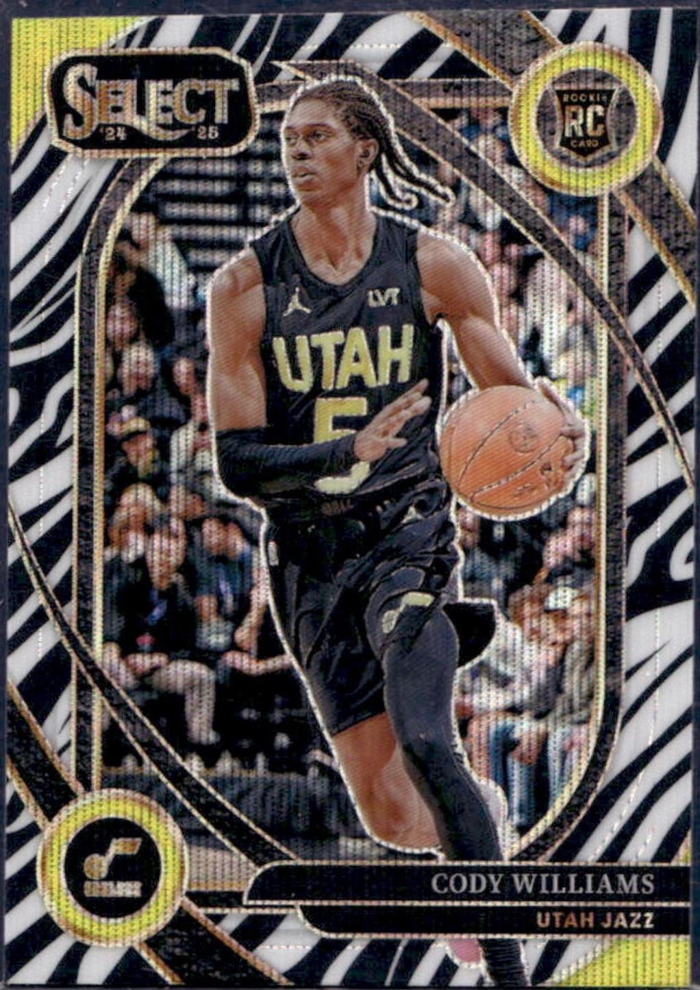 Cody Williams [Zebra Prizm] #296