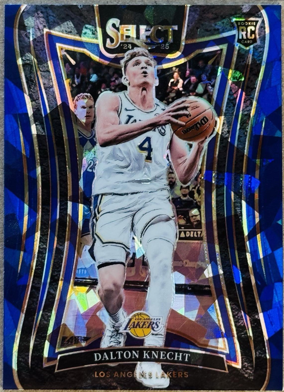 Dalton Knecht [Blue Cracked Ice Prizm] #373