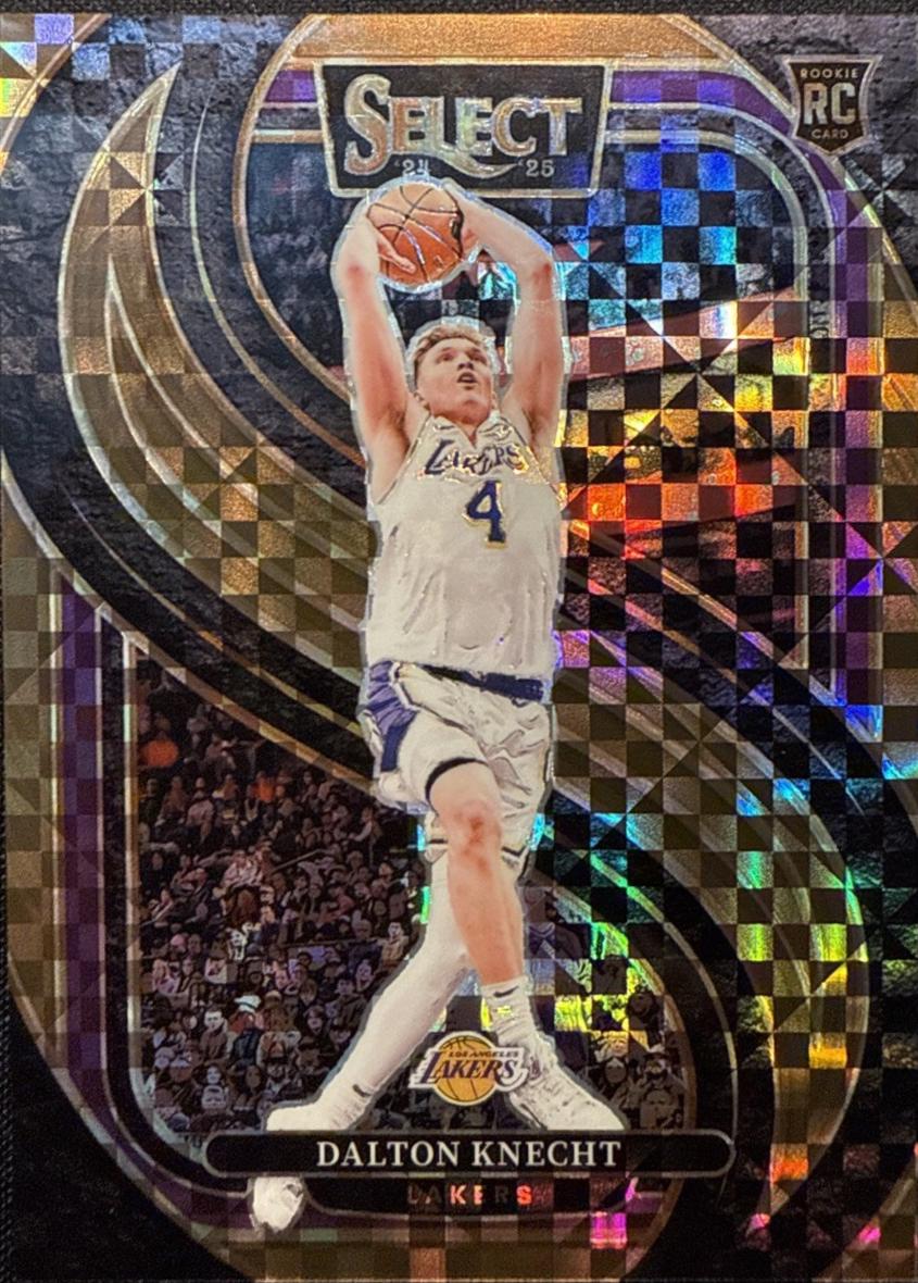 Dalton Knecht [Bronze Checker Prizm] #91