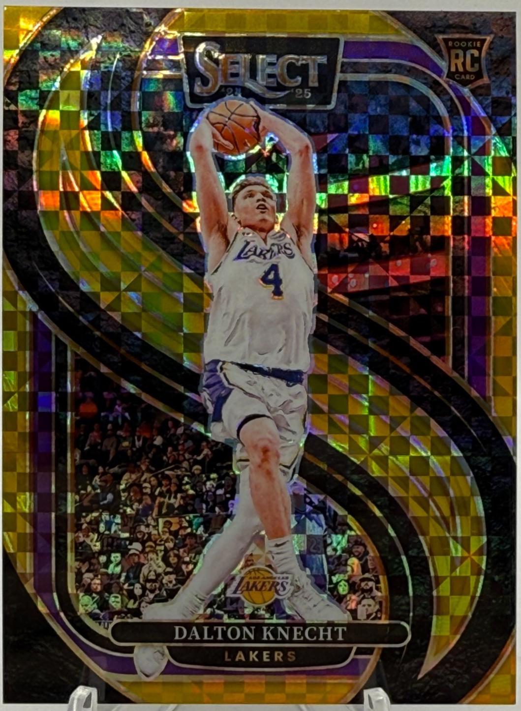 Dalton Knecht [Gold Prizm] #186