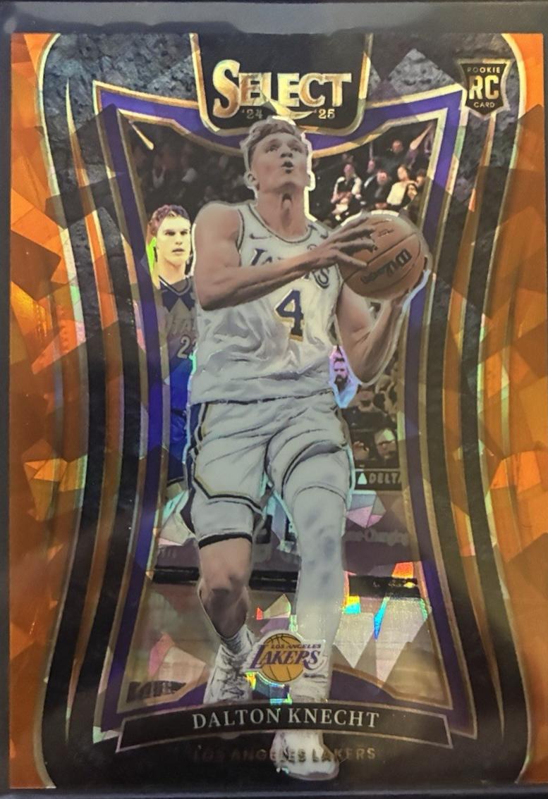 Dalton Knecht [Orange Cracked Ice Prizm] #373