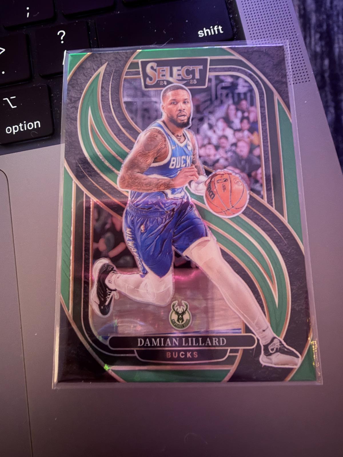Damian Lillard [Green Stars Prizm] #145