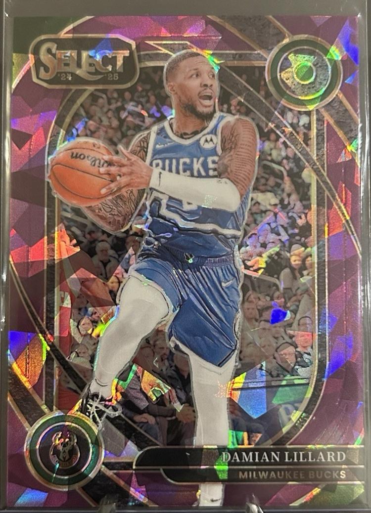 Damian Lillard [Purple Cracked Ice Prizm] #227