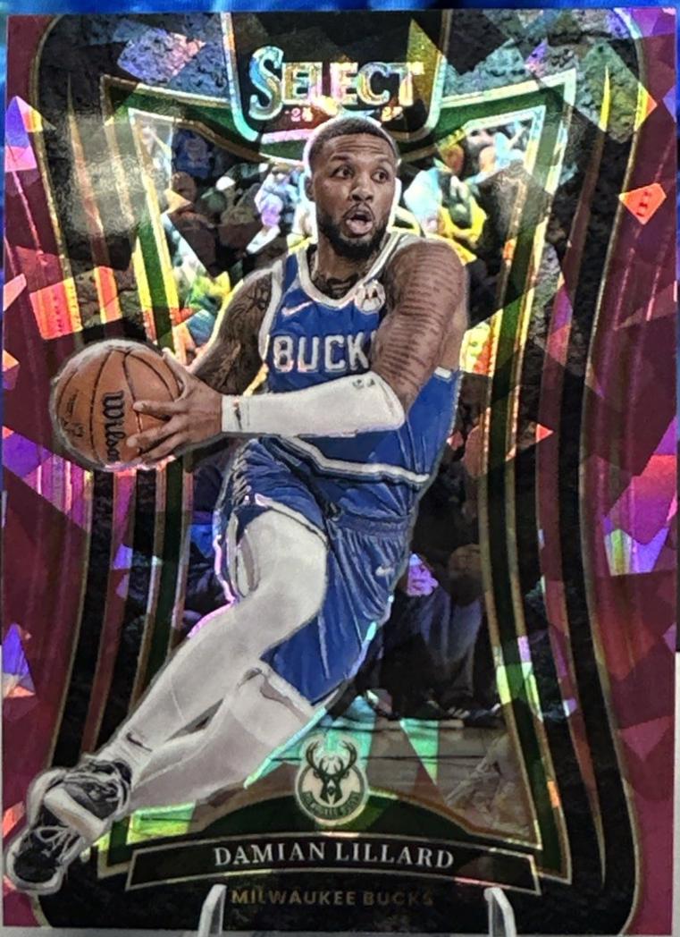 Damian Lillard [Purple Cracked Ice Prizm] #330
