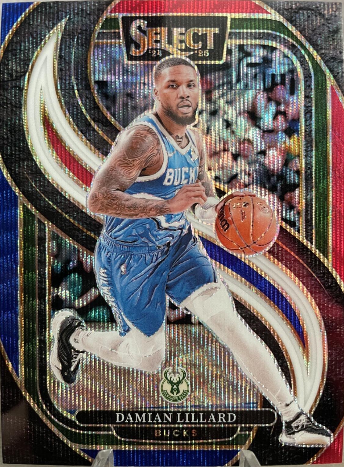 Damian Lillard [Tri-Color Prizm] #145