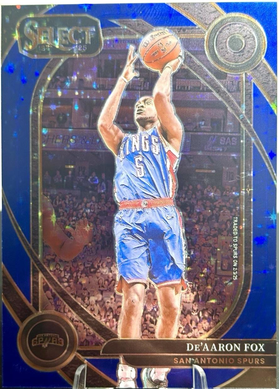 De'Aaron Fox [Blue Stars Prizm] #239