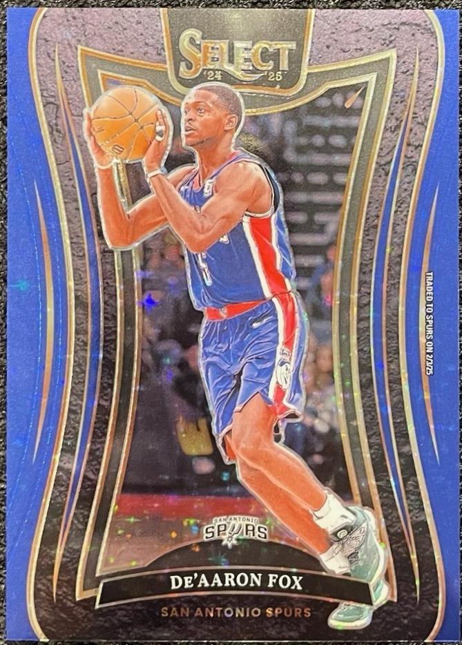 De'Aaron Fox [Blue Stars Prizm] #336