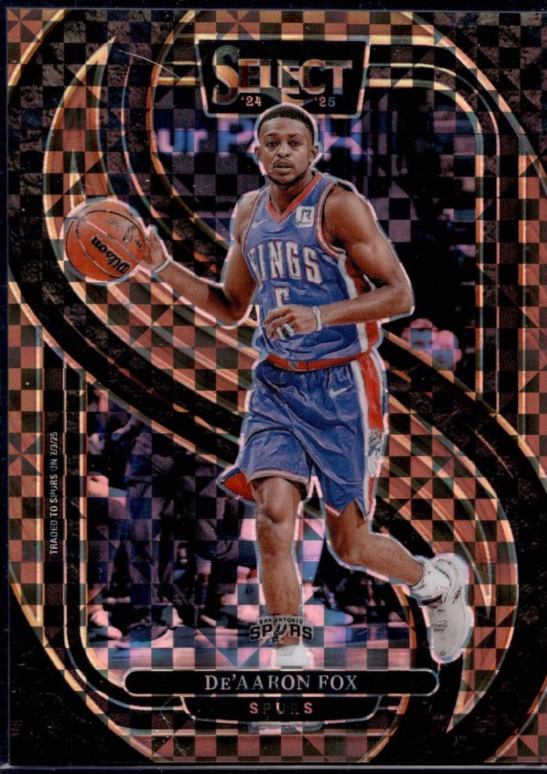 De'Aaron Fox [Bronze Checker Prizm] #150