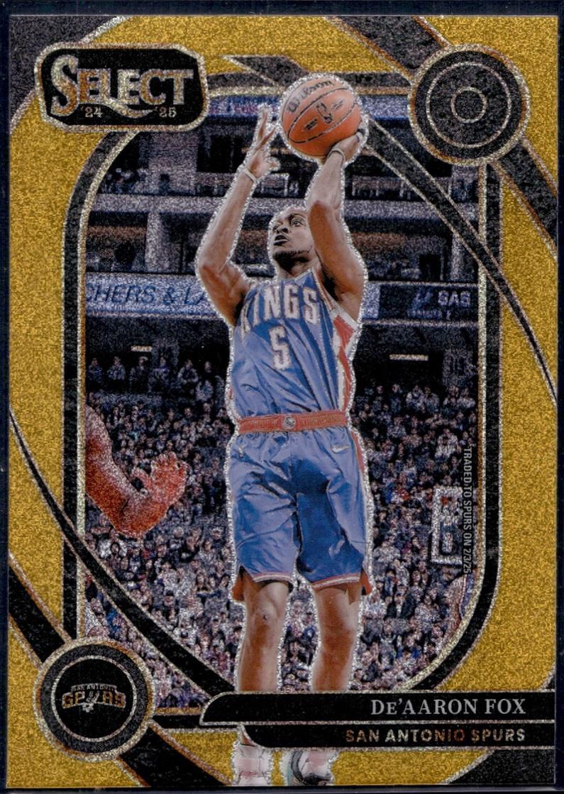 De'Aaron Fox [Gold Glitter Prizm] #239