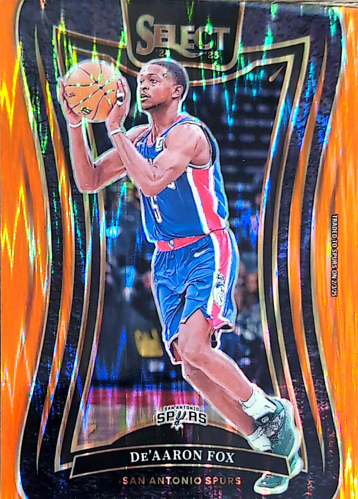 De'Aaron Fox [Orange Flash Prizm] #336