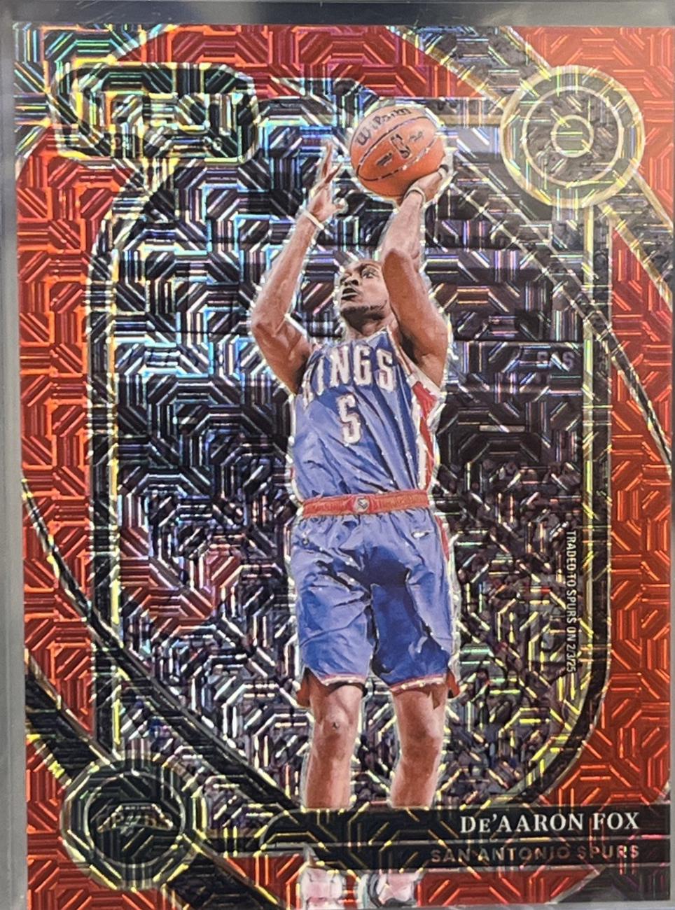 De'Aaron Fox [Red Mojo Prizm] #239