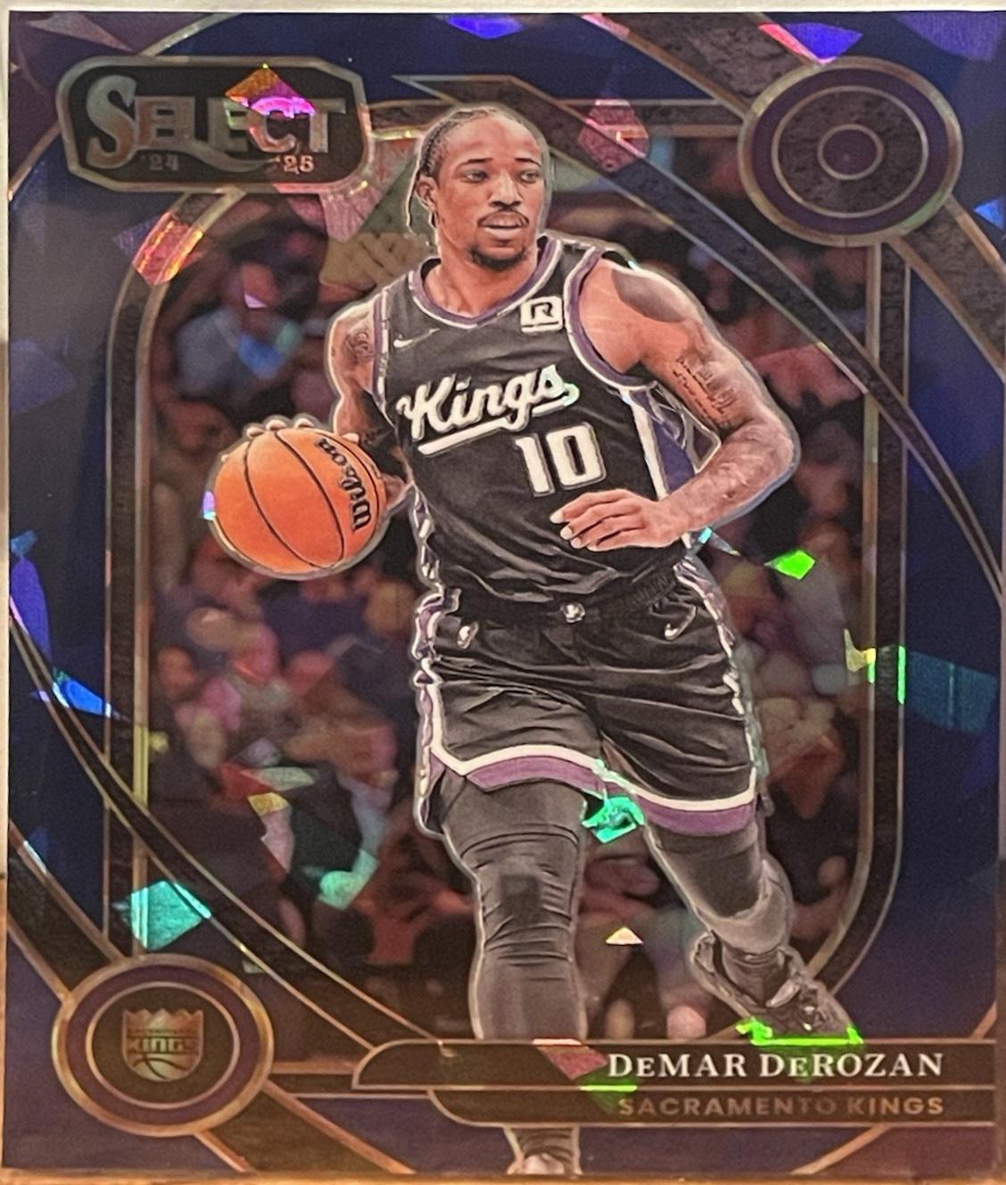 DeMar DeRozan [Blue Cracked Ice Prizm] #252