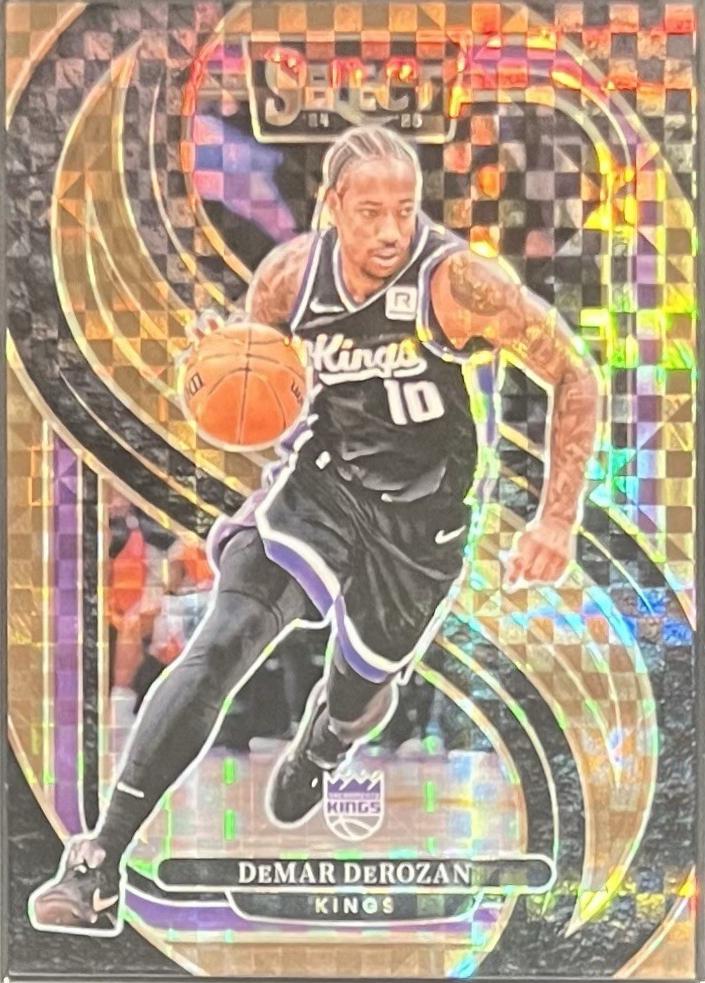 DeMar DeRozan [Bronze Checker Prizm] #122