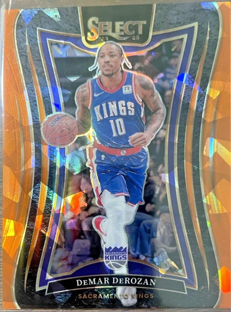 DeMar DeRozan [Orange Cracked Ice Prizm] #305