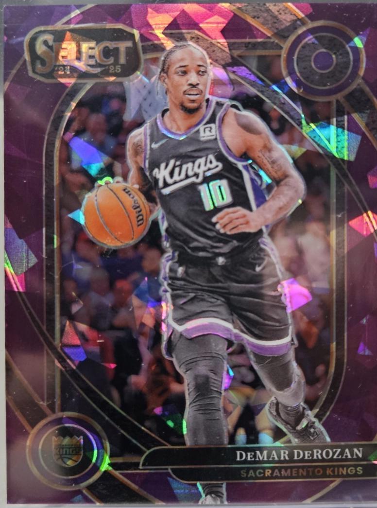 DeMar DeRozan [Purple Cracked Ice Prizm] #252