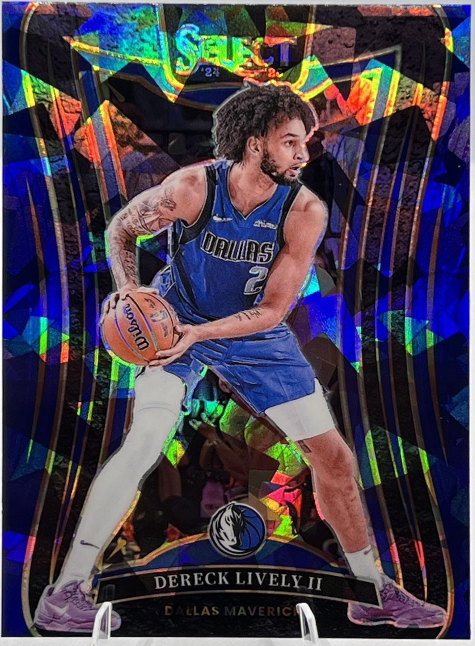 Dereck Lively II [Blue Cracked Ice Prizm] #329