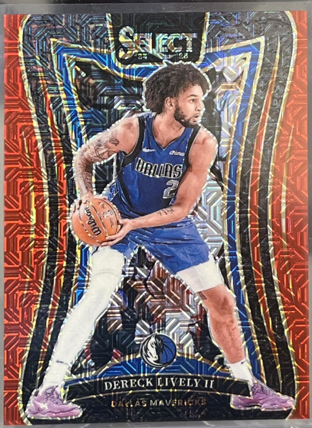 Dereck Lively II [Red Mojo Prizm] #329