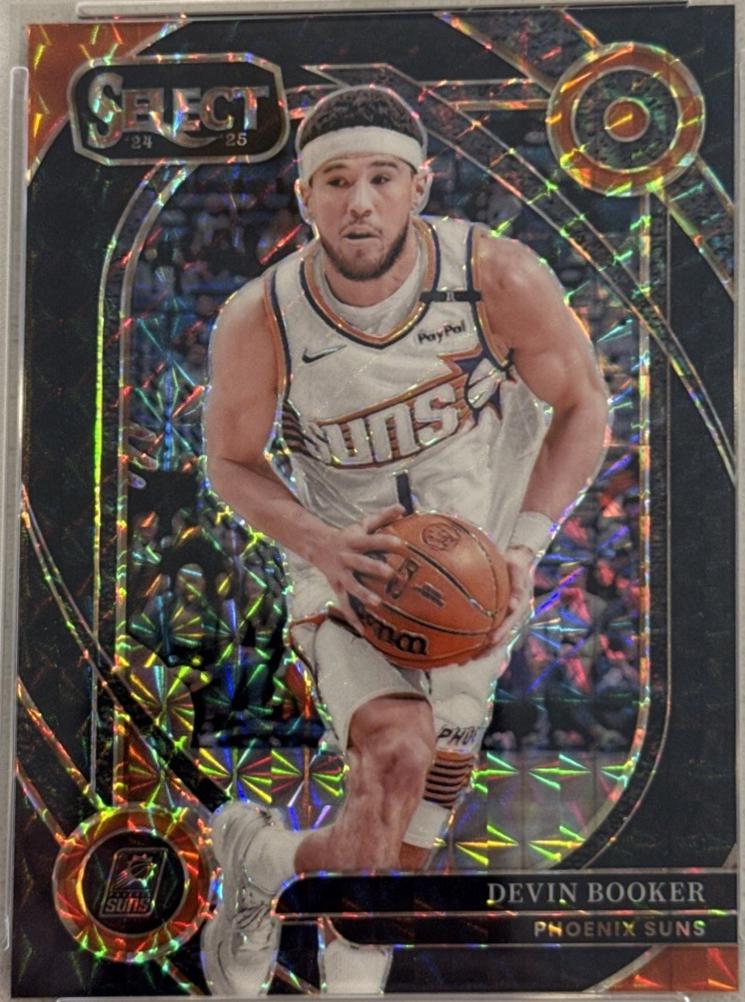 Devin Booker [Black Finite Prizm] #210