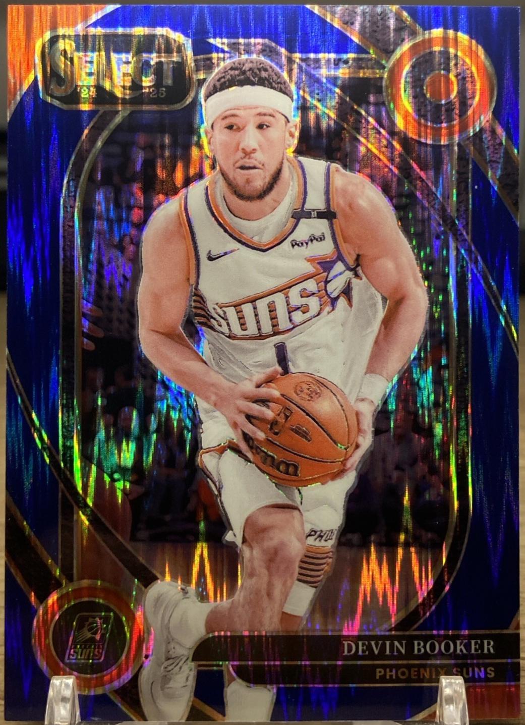 Devin Booker [Blue Flash Prizm] #210