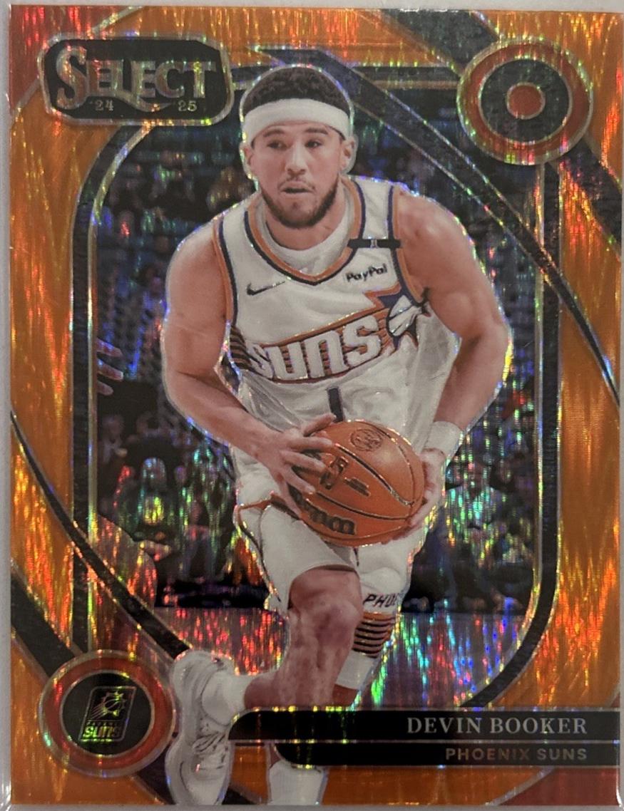 Devin Booker [Orange Flash Prizm] #210