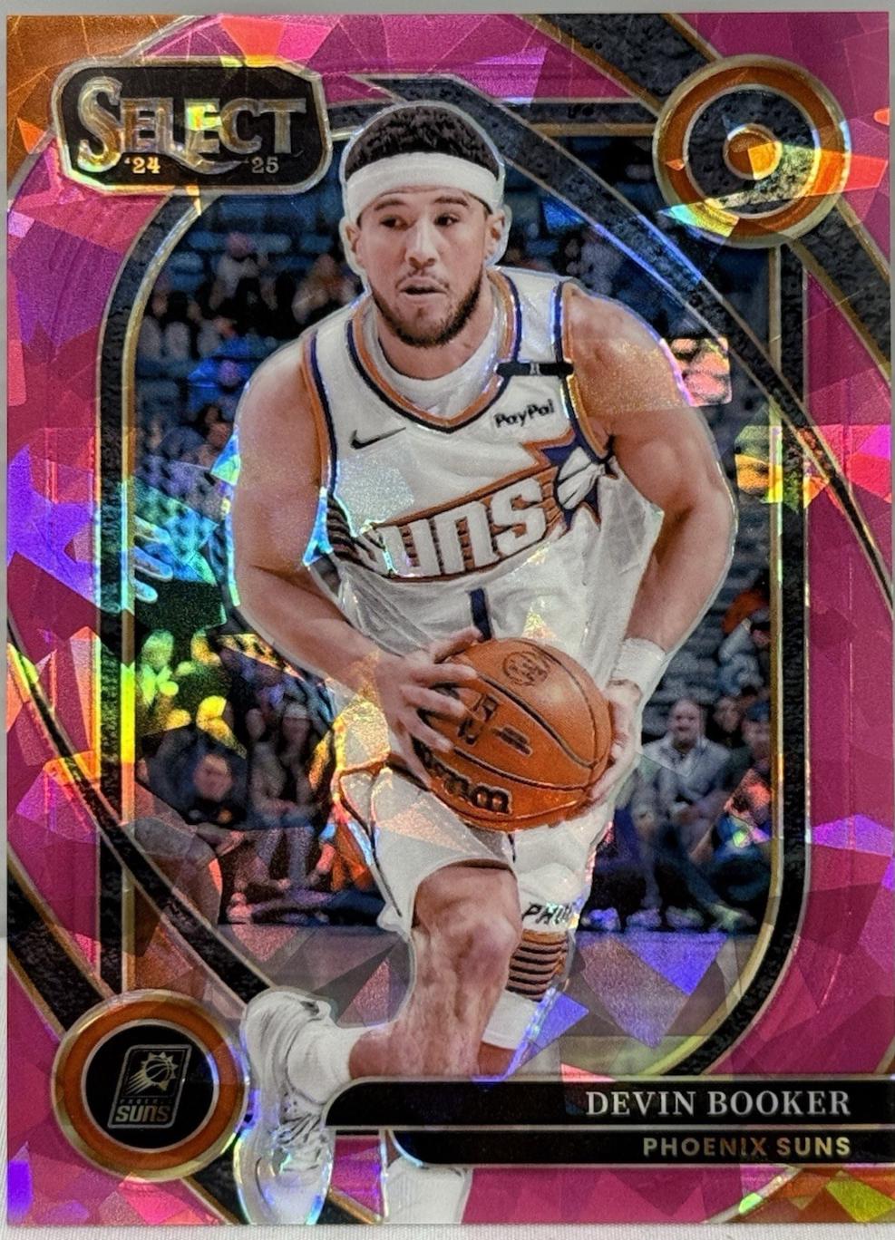 Devin Booker [Pink Cracked Ice Prizm] #210