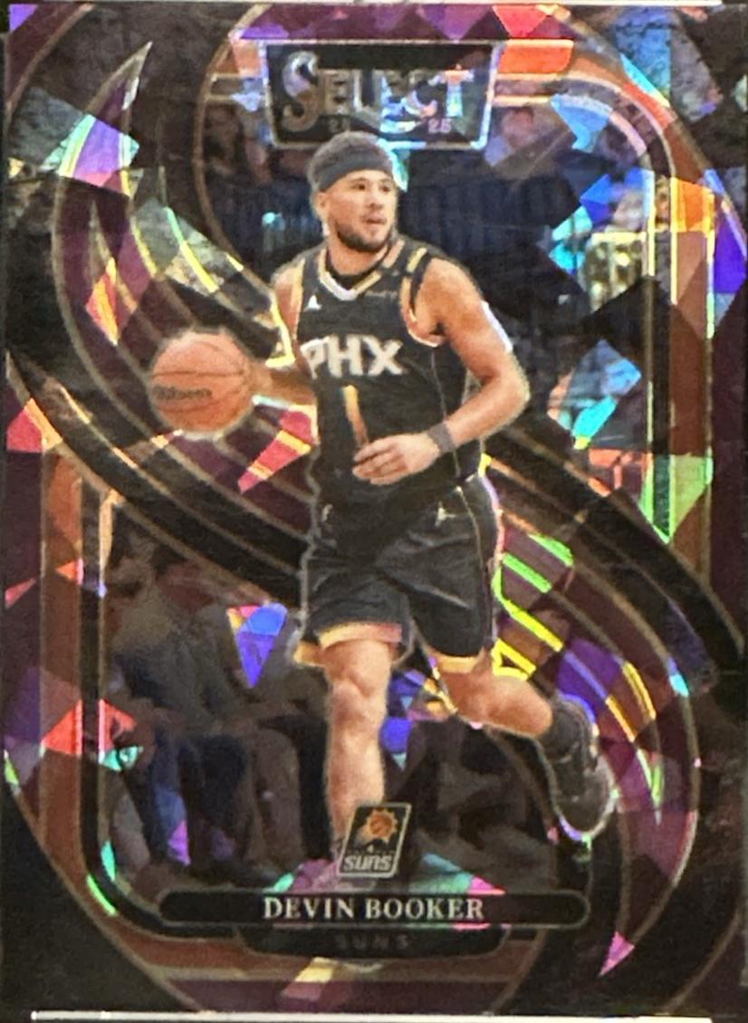 Devin Booker [Purple Cracked Ice Prizm] #210