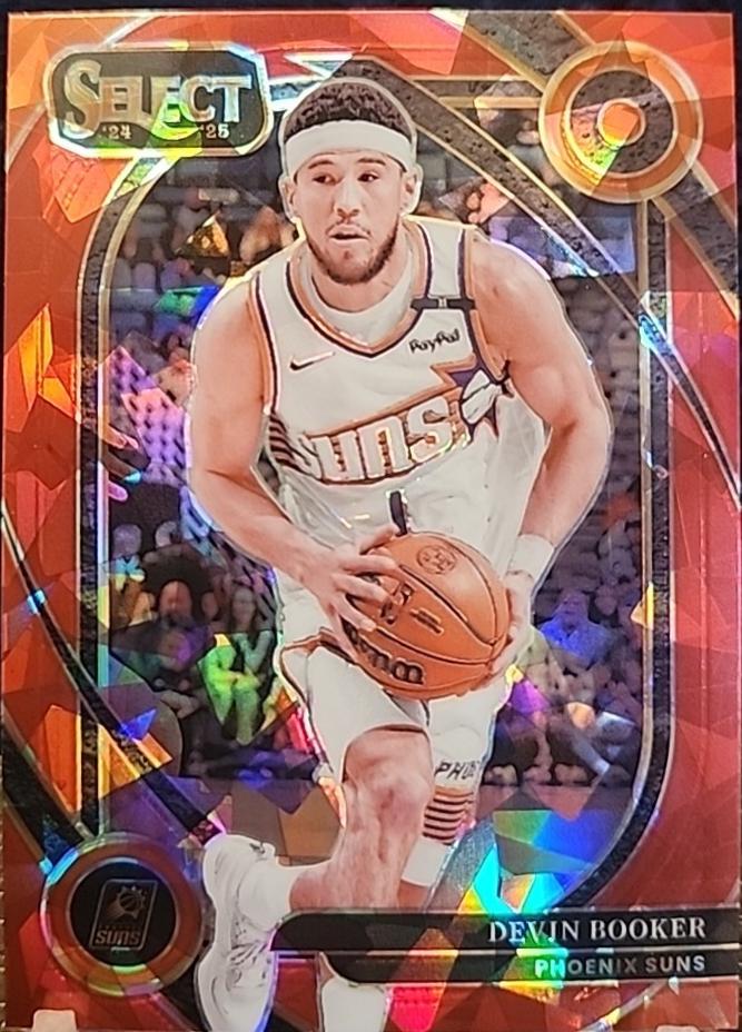 Devin Booker [Red Cracked Ice Prizm] #210