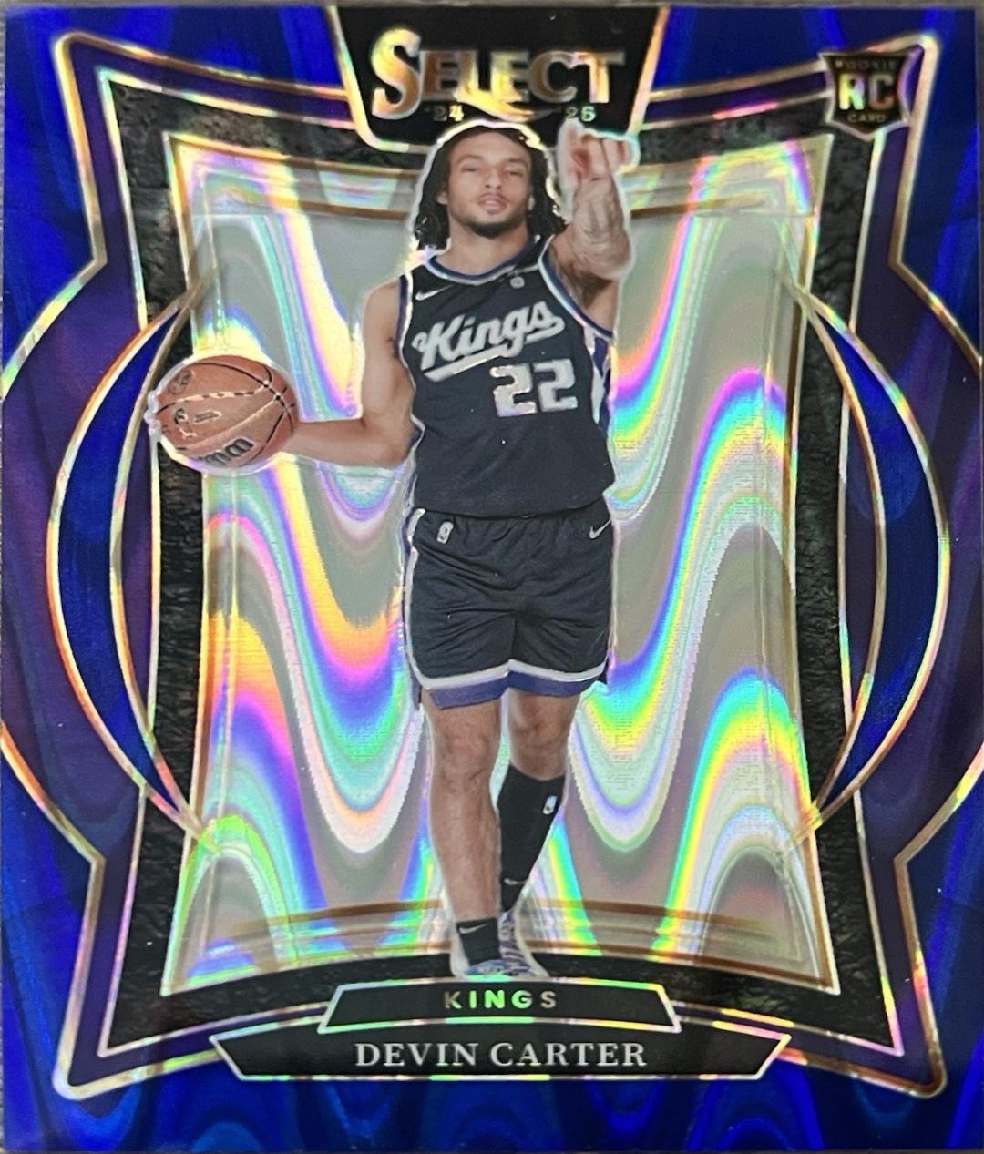 Devin Carter [Blue Tectonic Prizm] #92