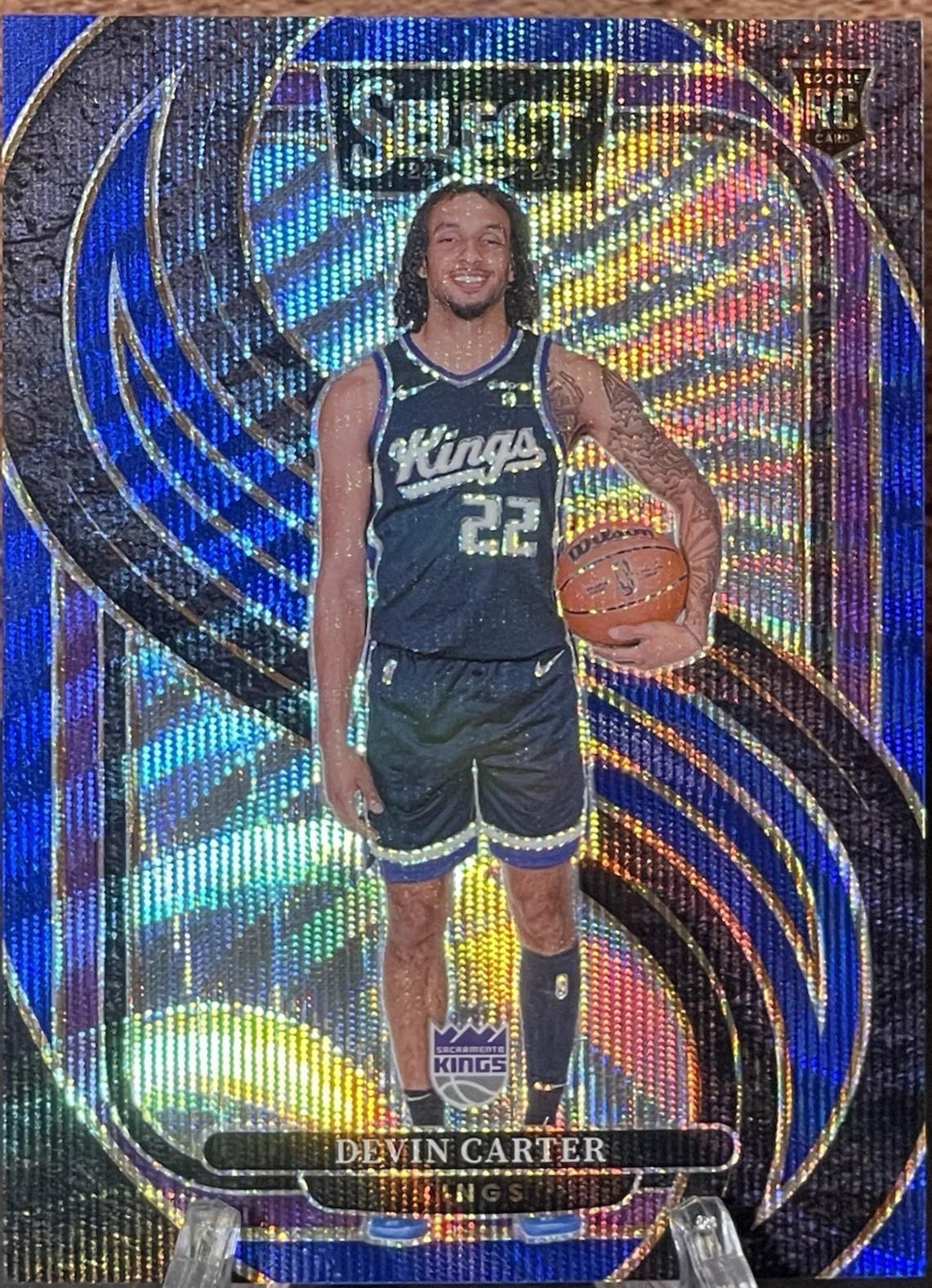 Devin Carter [Blue Wave Prizm] #174