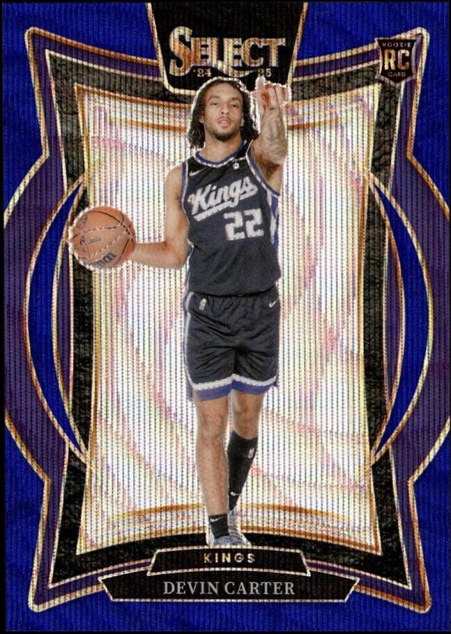 Devin Carter [Blue Wave Prizm] #92