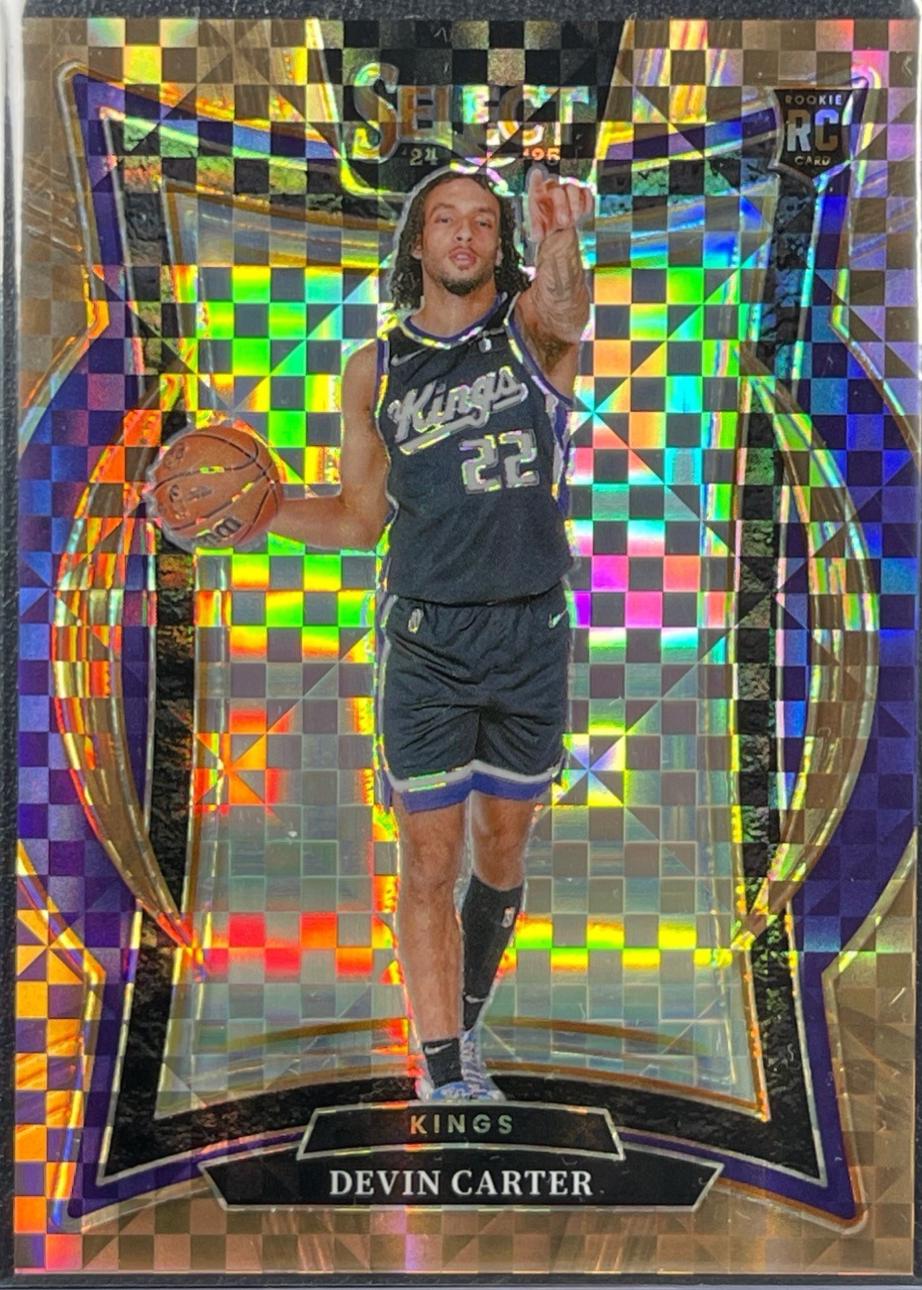 Devin Carter [Bronze Checker Prizm] #92