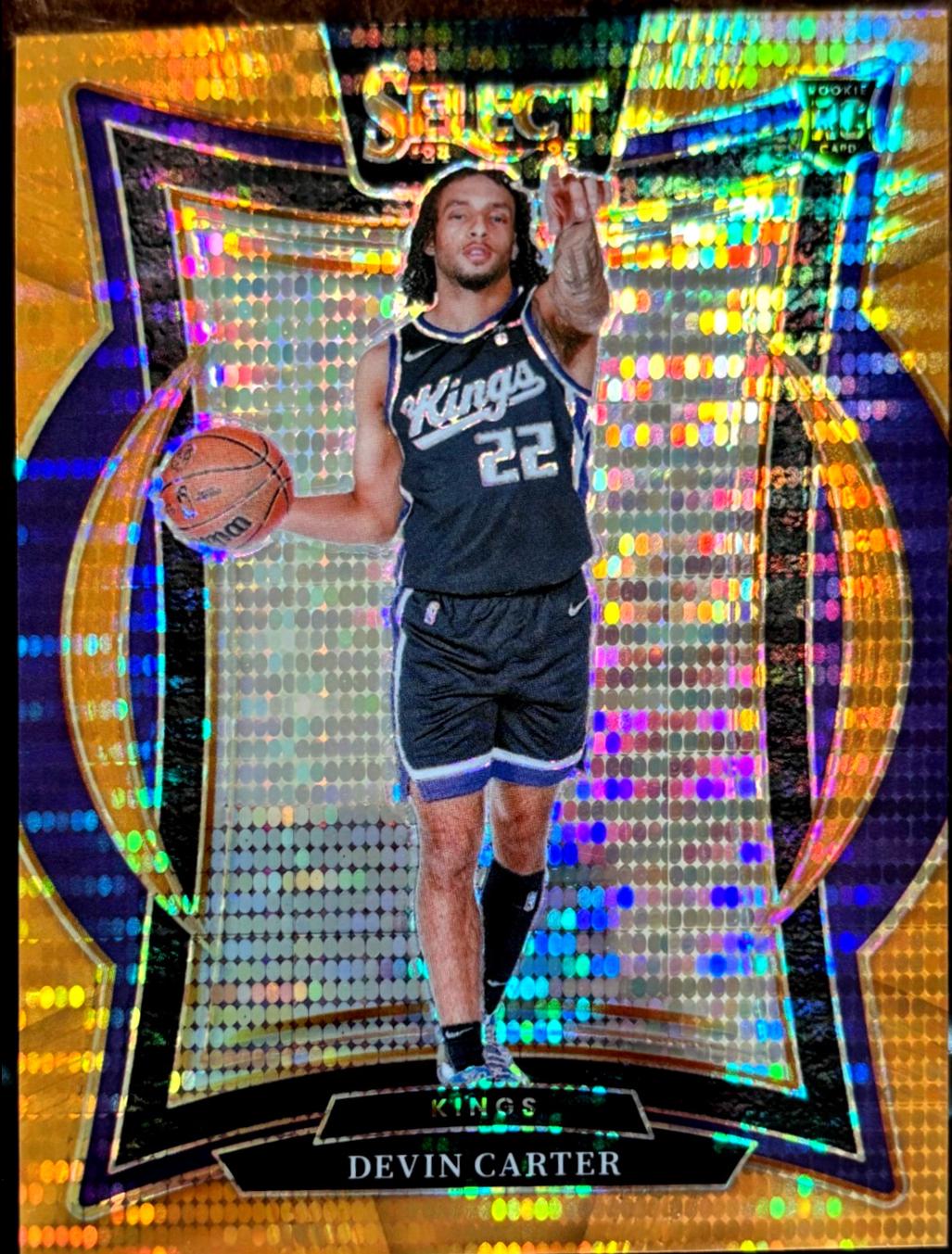Devin Carter [Neon Orange Pulsar Prizm] #92