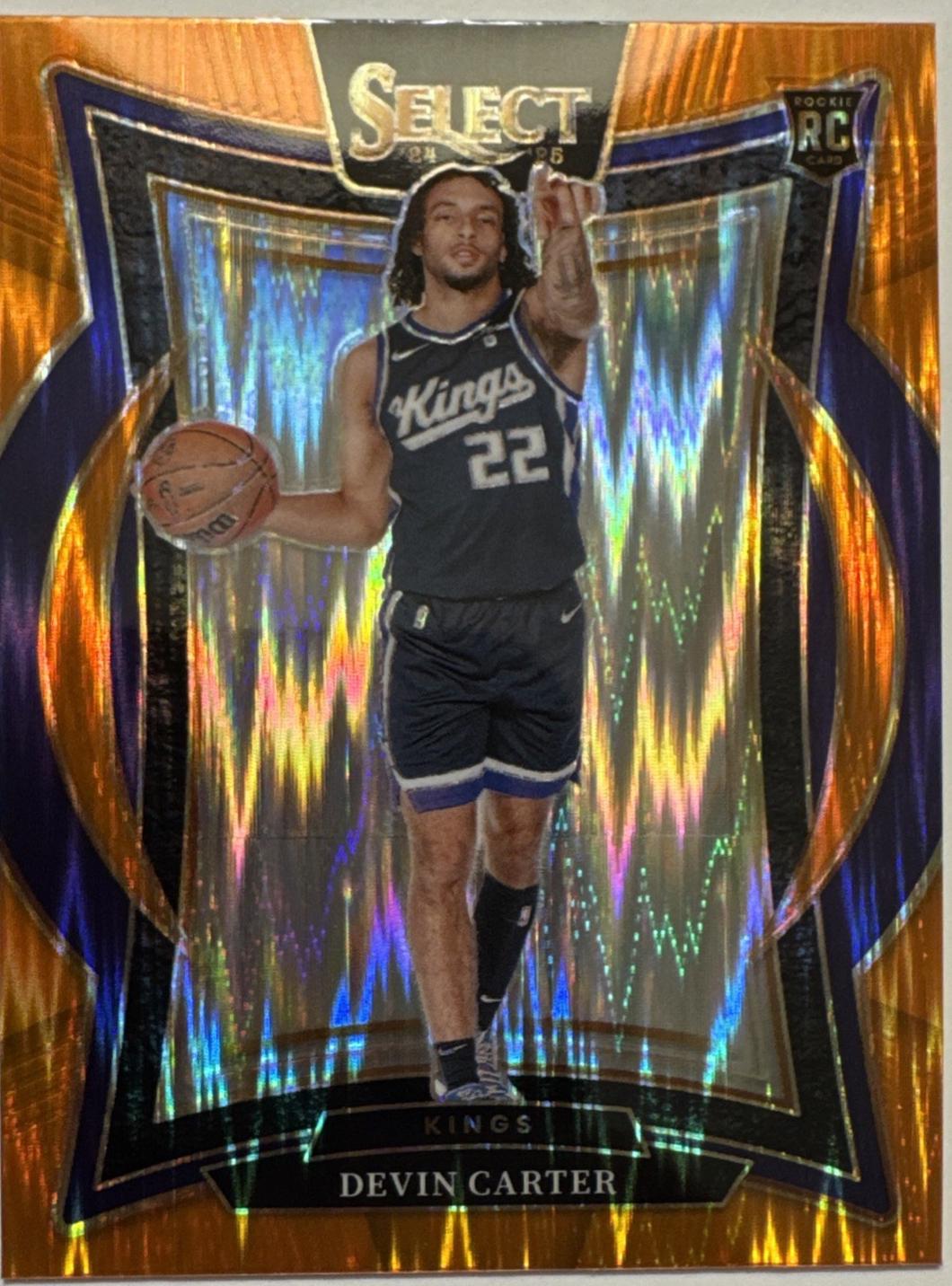Devin Carter [Orange Flash Prizm] #92