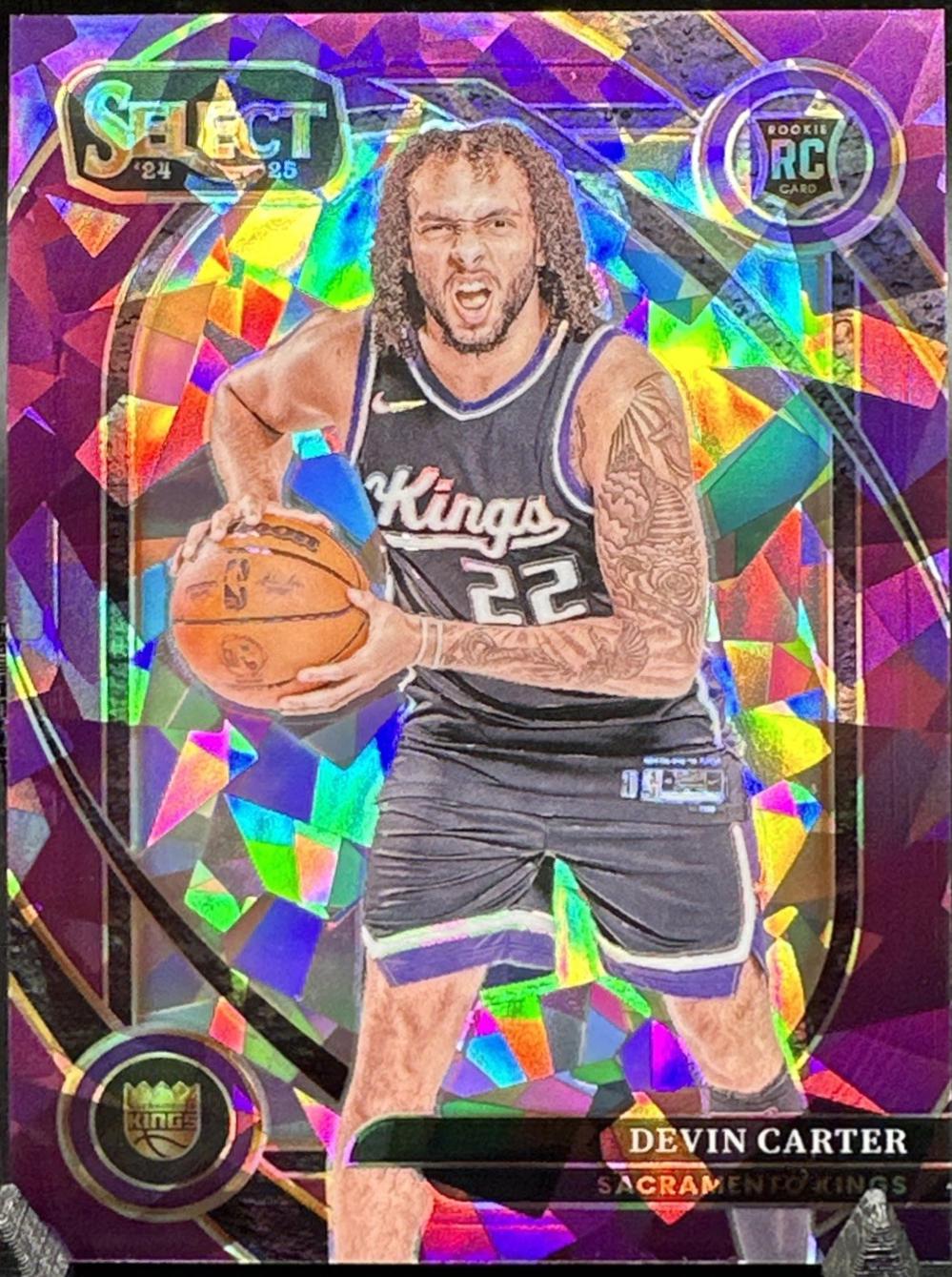 Devin Carter [Purple Cracked Ice Prizm] #269