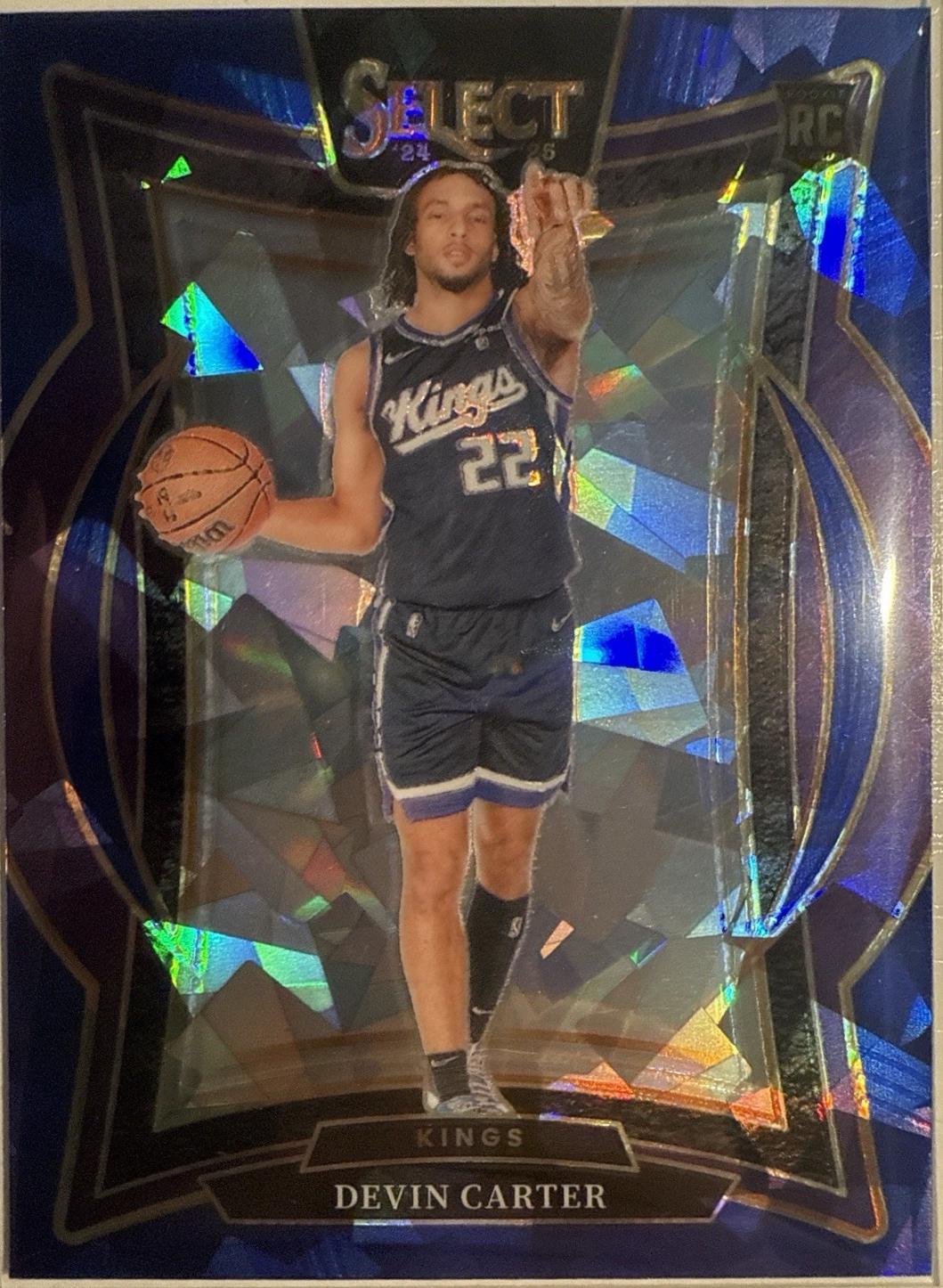 Devin Carter [Purple Cracked Ice Prizm] #92