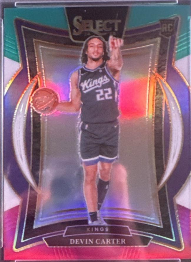 Devin Carter [Teal White Pink Prizm] #92